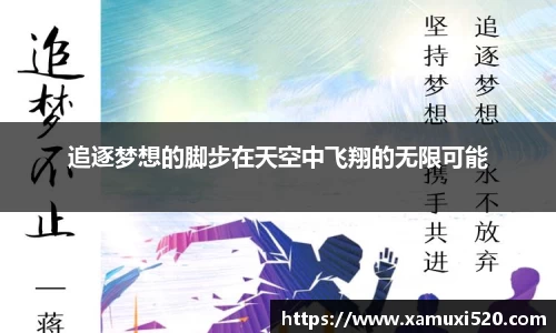 追逐梦想的脚步在天空中飞翔的无限可能